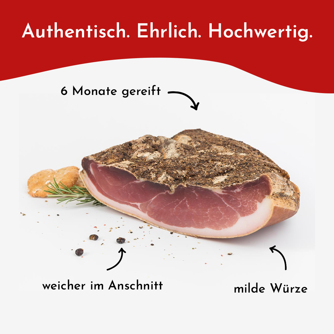 Südtiroler Speck g.g.A. 1/2
