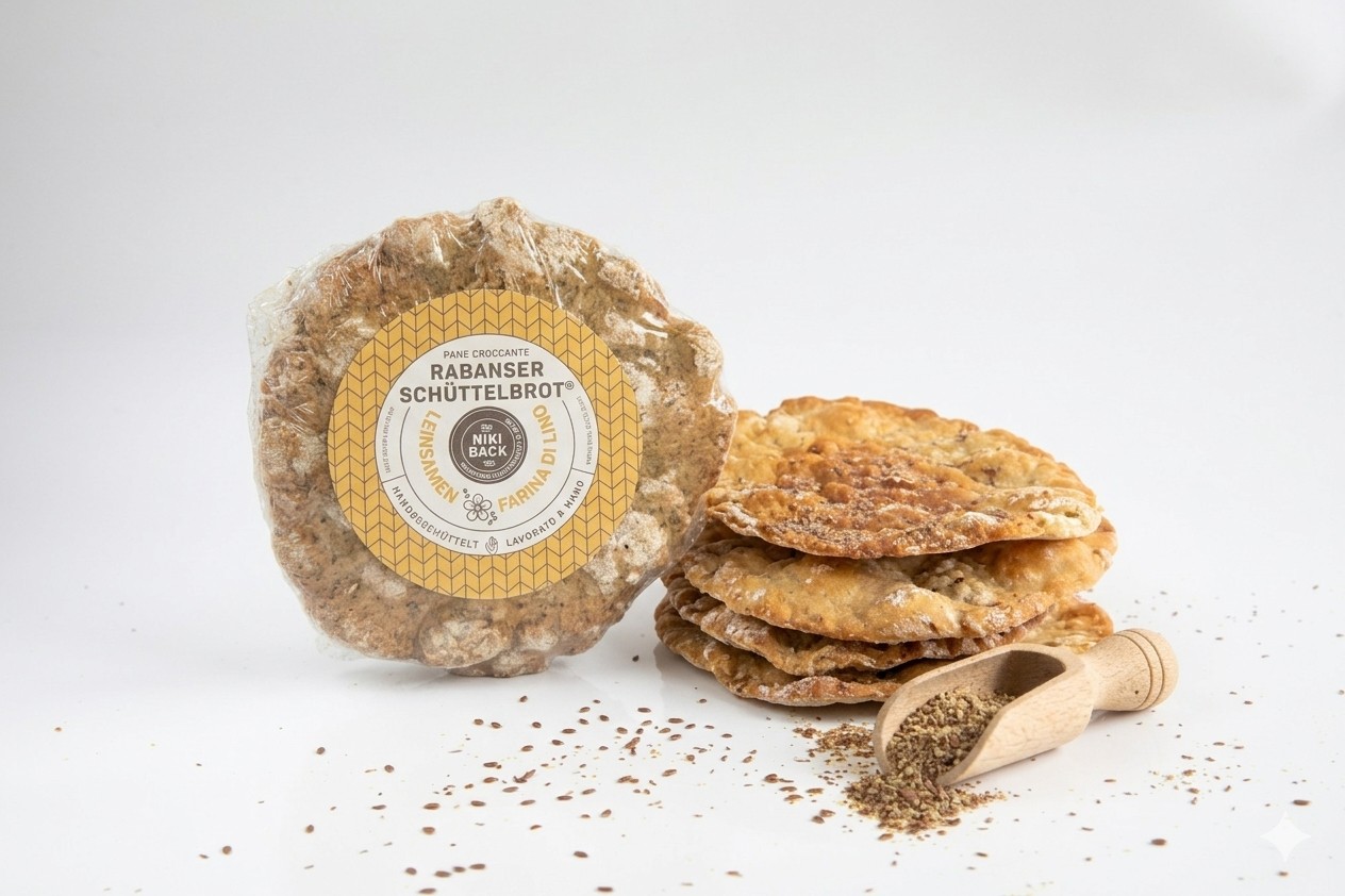 Original Südtiroler Schüttelbrot mit Leinsamen von Niki Back