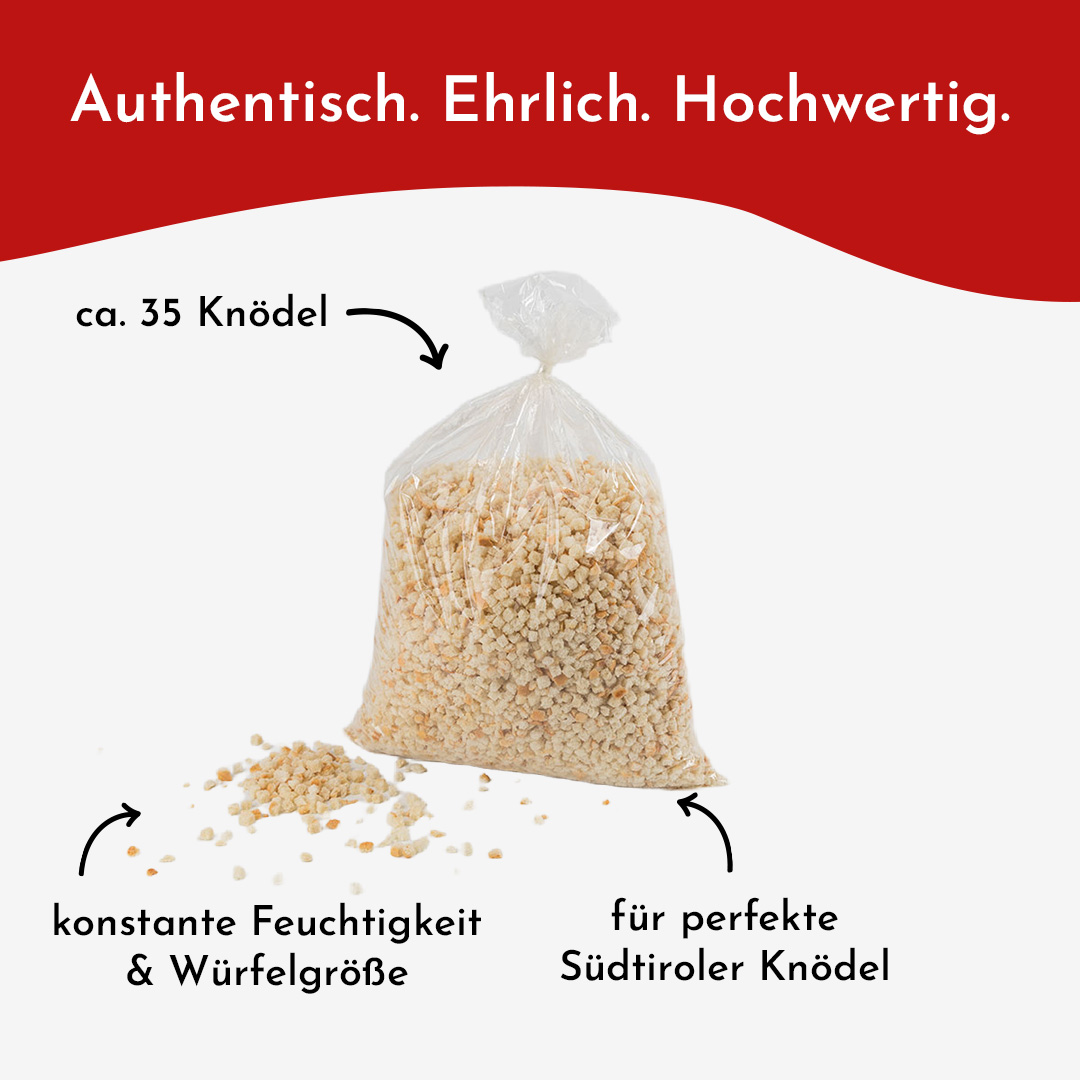 Pane per canederli dell'Alto Adige - 1kg (circa 35 canederli)