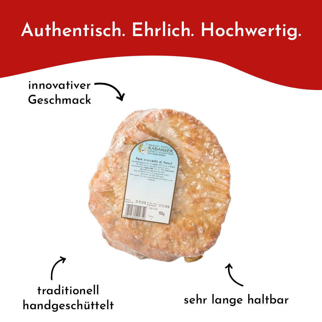 Schüttelbrot mit Kamut von Niki Back online bestellen.