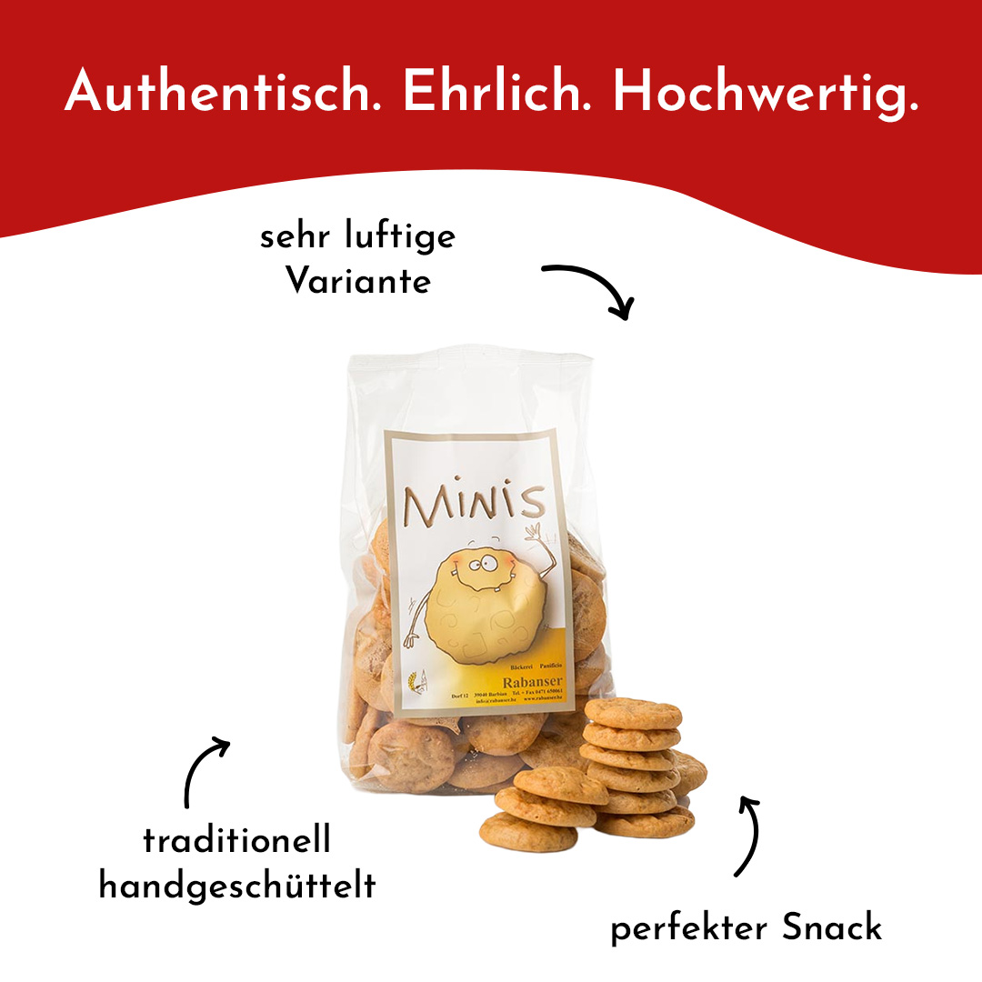 Schüttelbrot MINIS Snack