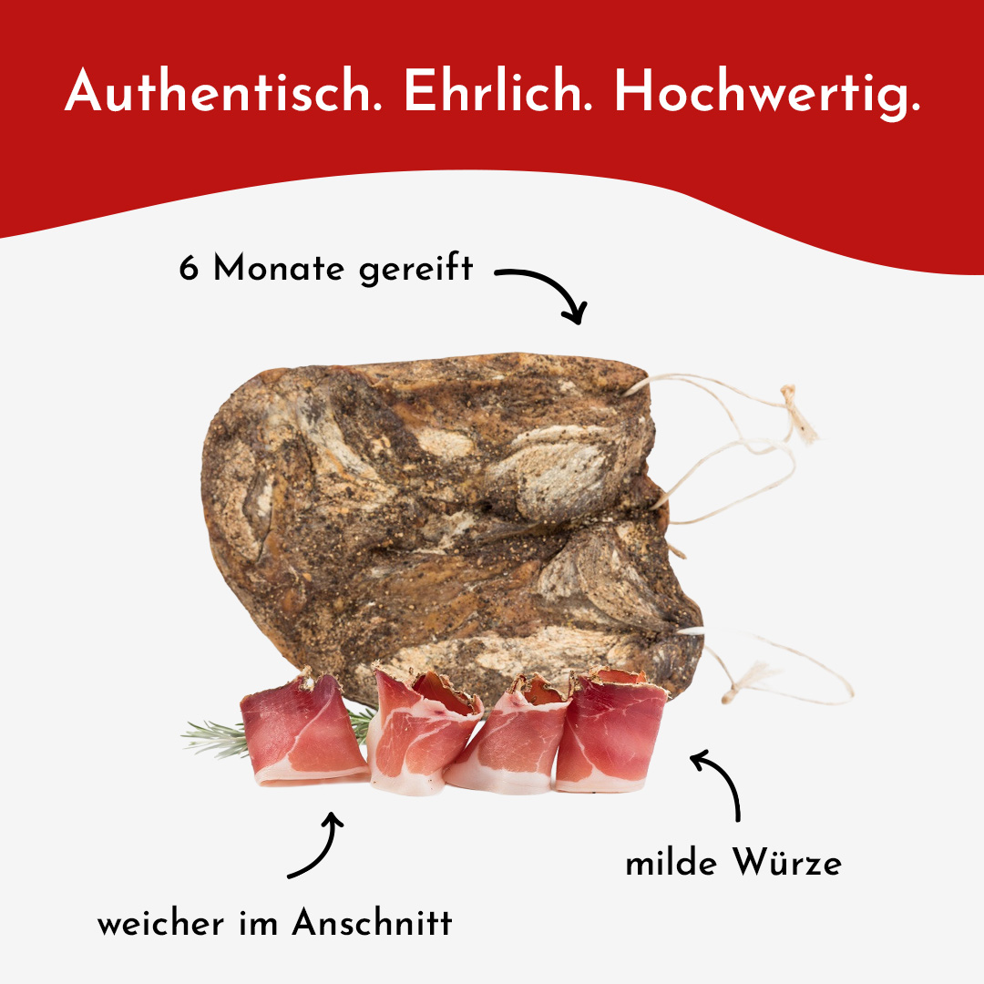 Speck Alto Adige IGP baffa intera